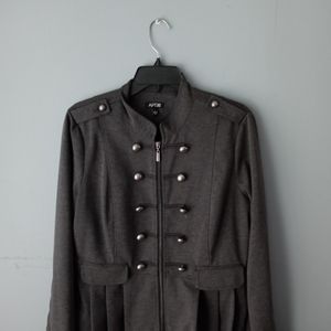 Grey Lined Cadet Jacket